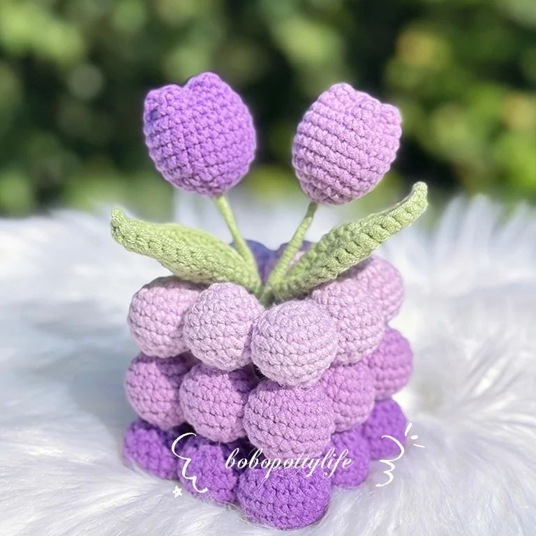 Unique Mini Tulip Pot + Personalized Note