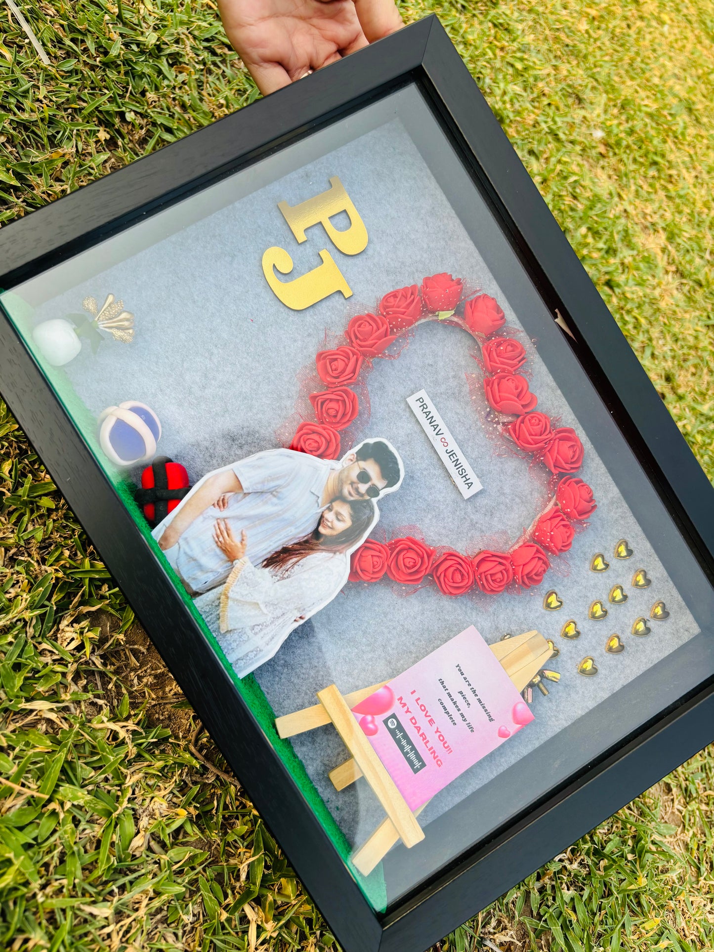 3D Miniature Couple Frame + Free Gift