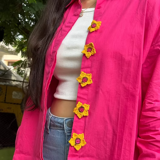 Sunflower Button Accessories