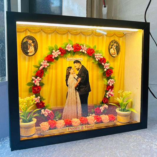 3D Couple Miniature Frame