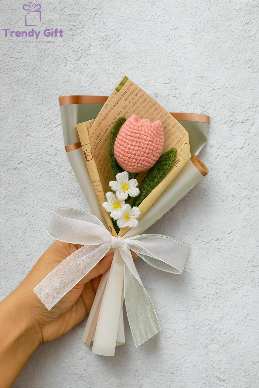 Single Tulip Bouquet + Personalized Note