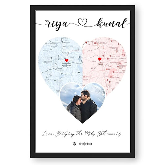 Spotify Frame For Long Distance Couple