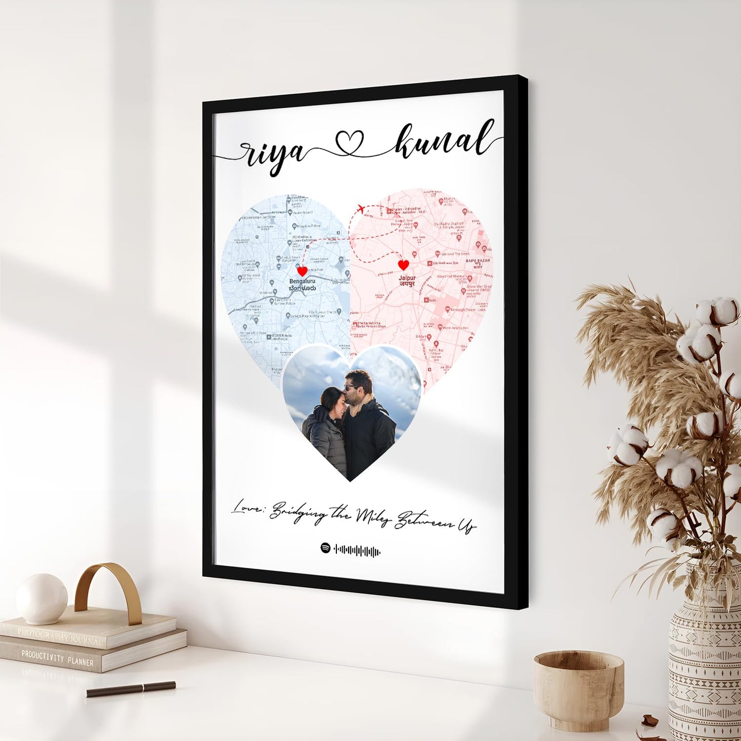 Spotify Frame For Long Distance Couple