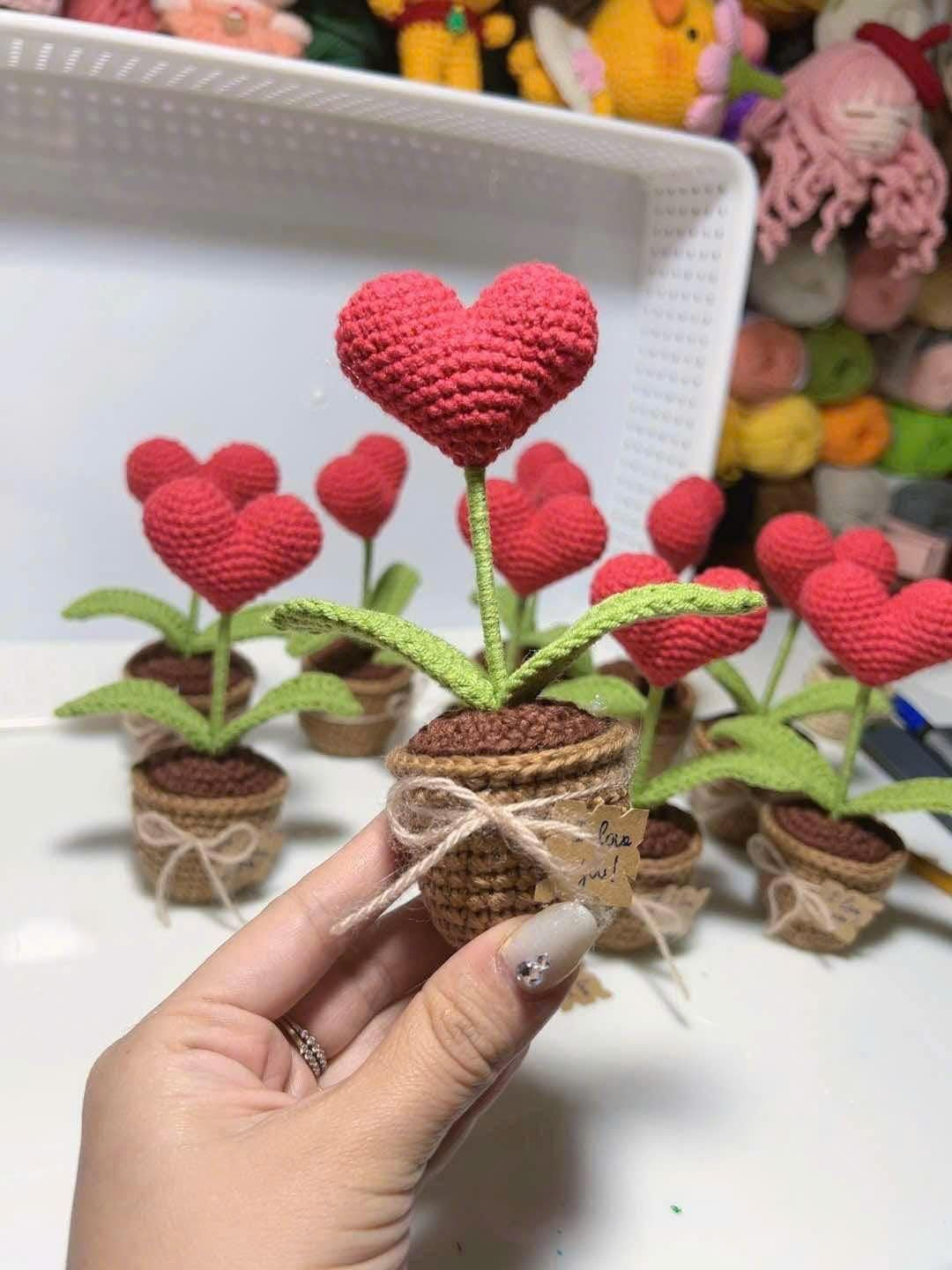 Heart pot + Personalized Note