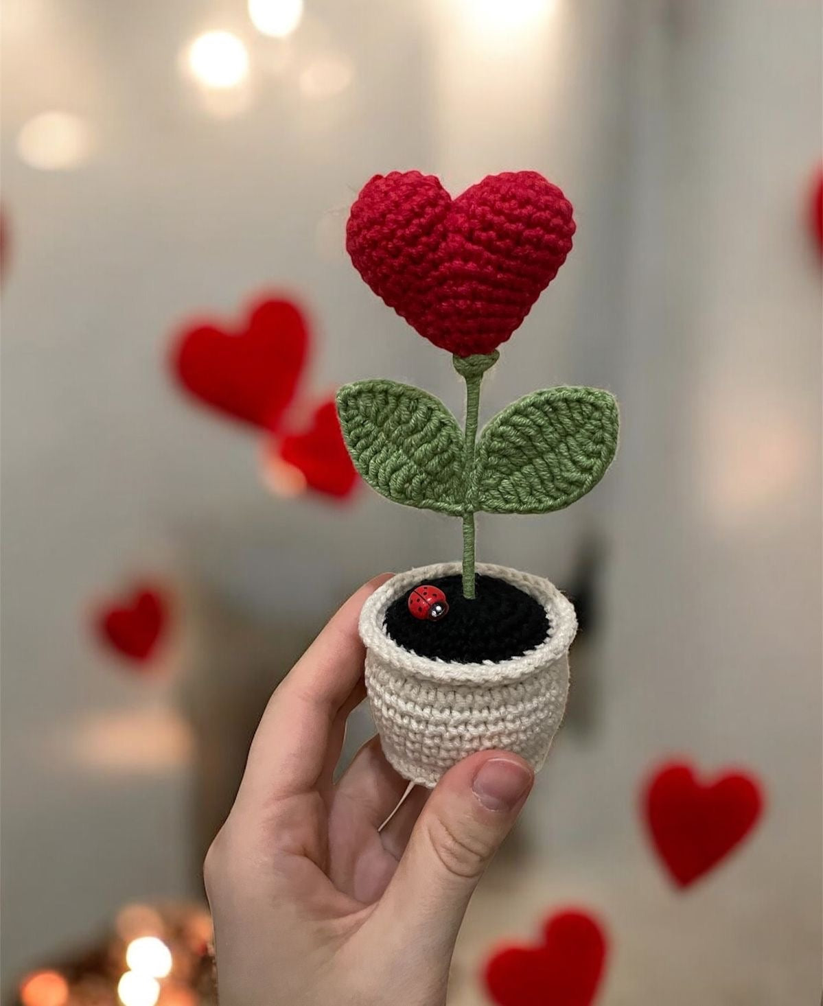 Heart pot + Personalized Note