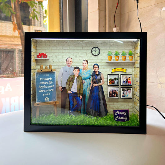 3D Family Miniature Frame