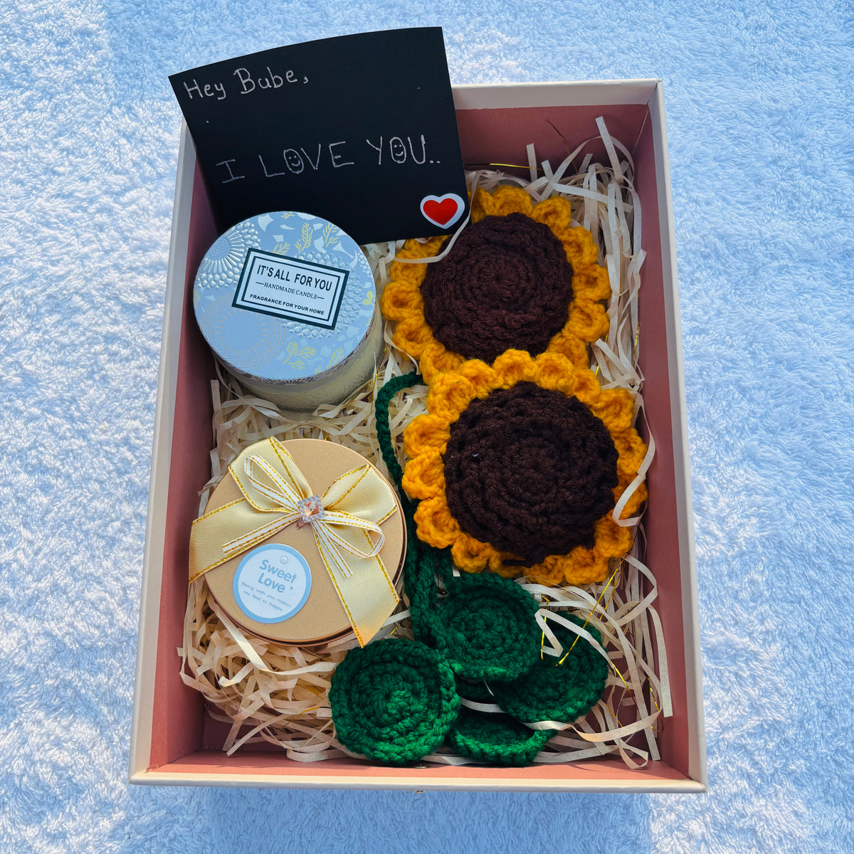 Crochet Hamper + Personalized Note + Free Gift – Trendy Gift
