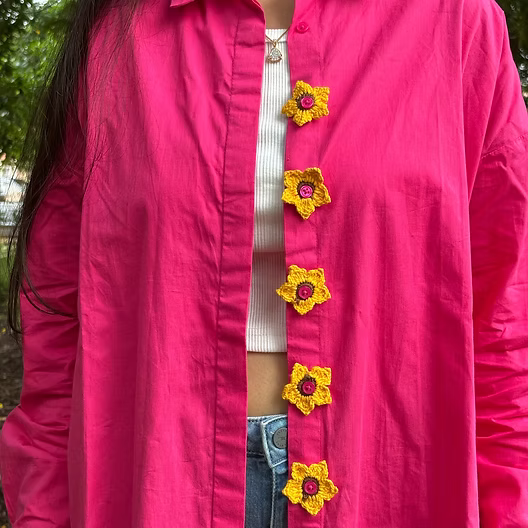 Sunflower Button Accessories