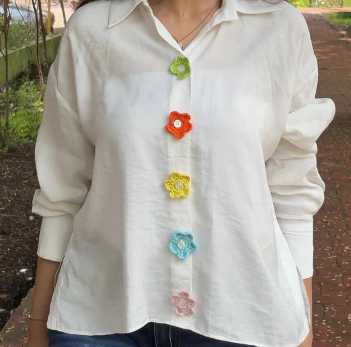 Flower Button Accessories