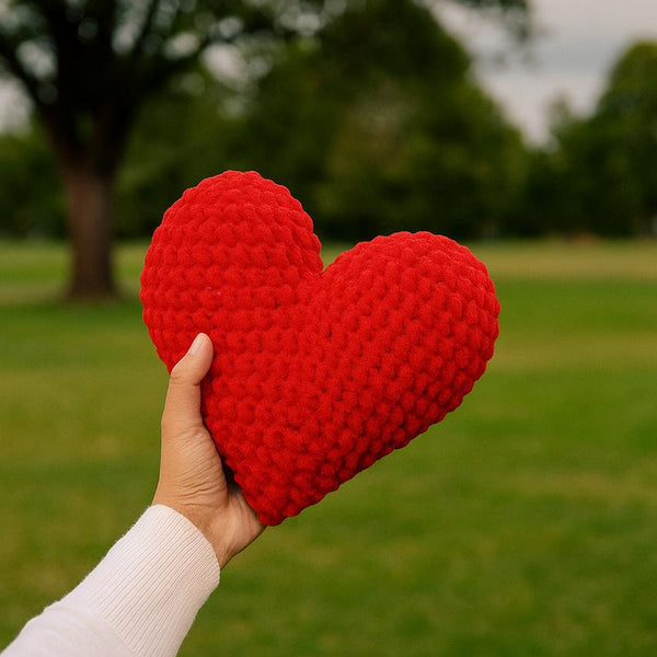 Heart Plushie + Personalized Note