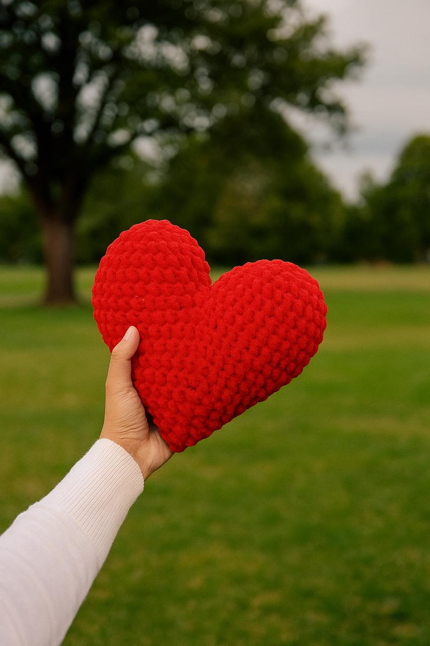 Heart Plushie + Personalized Note