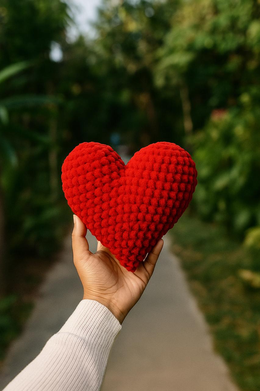 Heart Plushie + Personalized Note