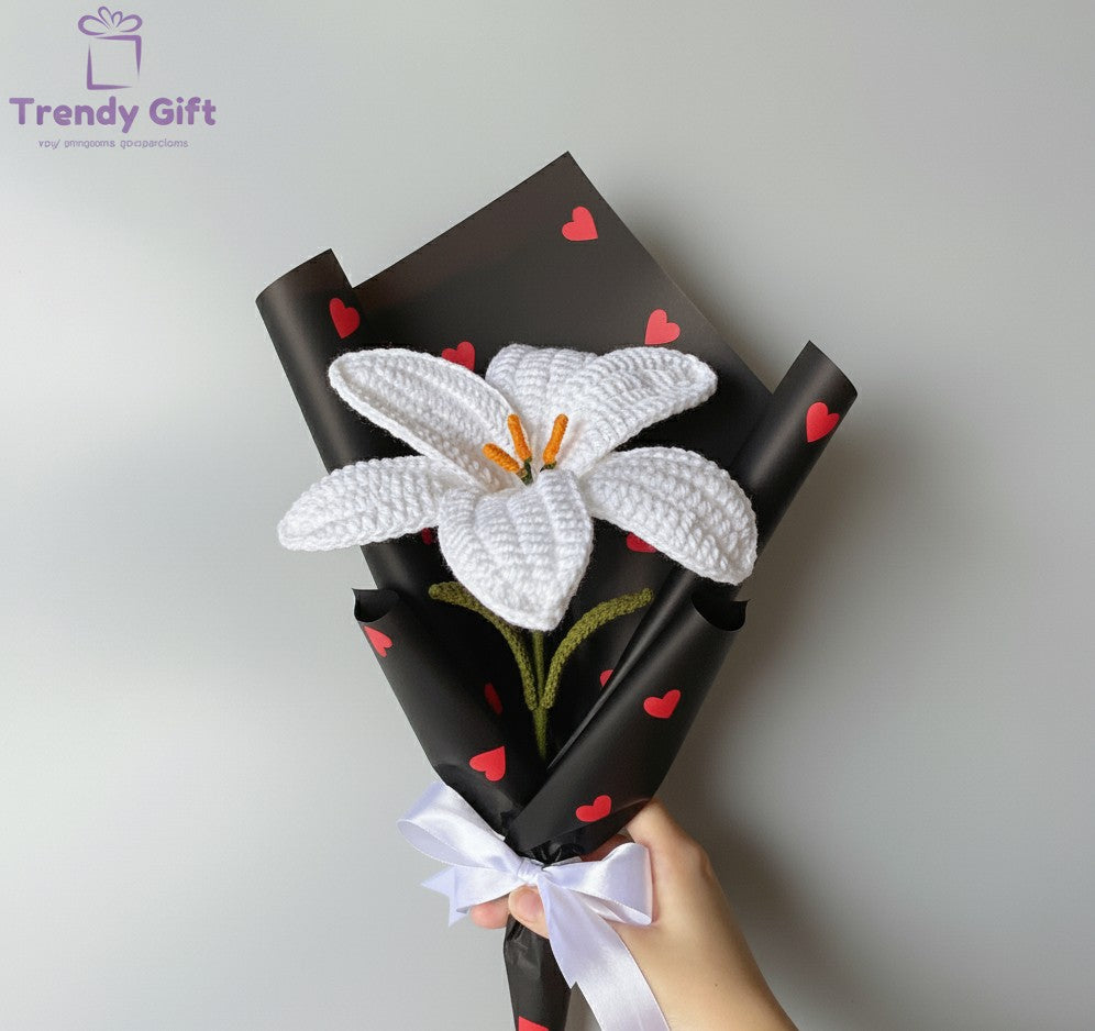 Single Lily Bouquet + Personalized Note