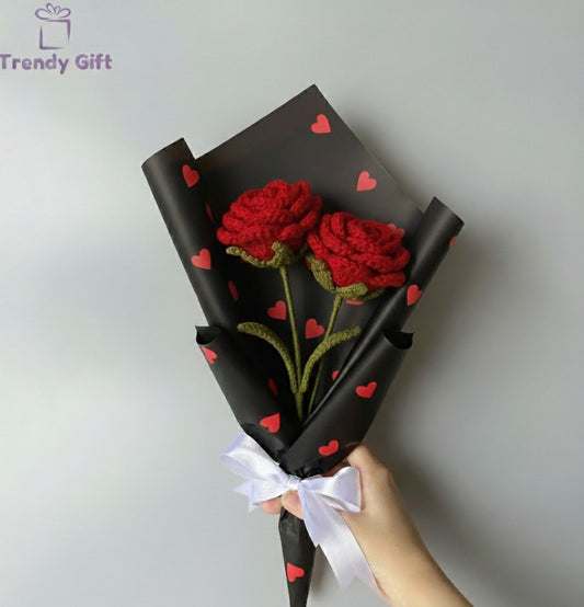 2 Rose Bouquet + Personalized Note