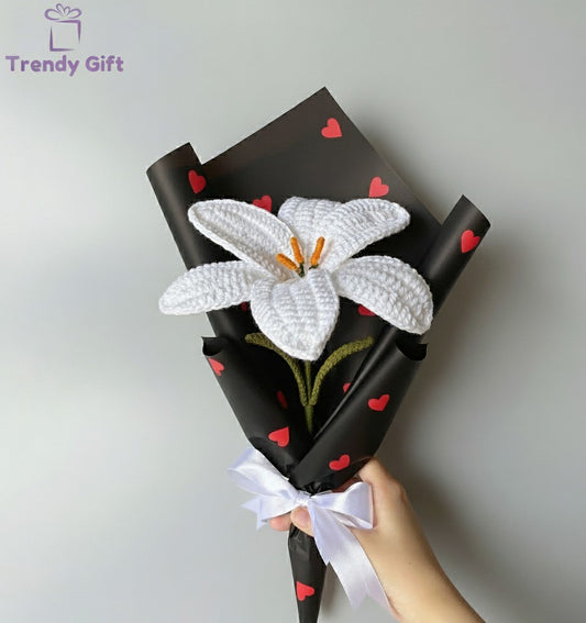 Single Lily Bouquet + Personalized Note