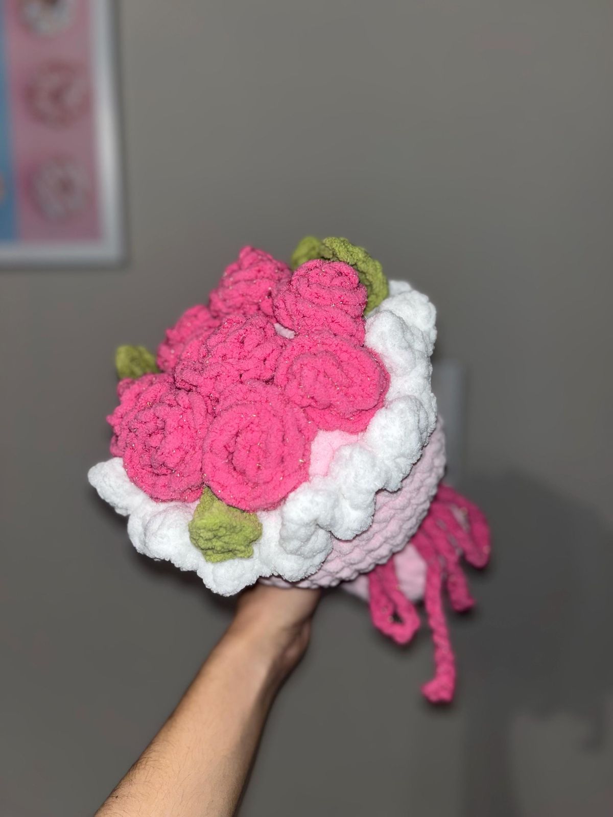 Chunky crochet bouquet