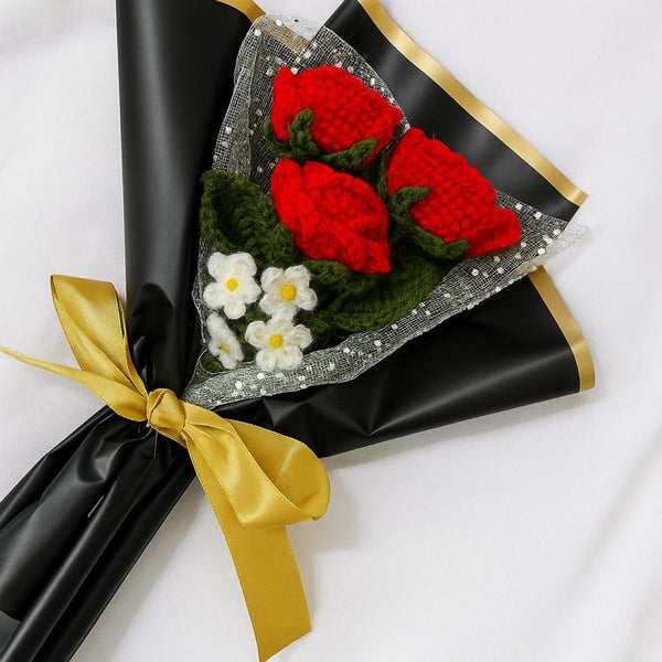 3-Rose Bouquet + Personalized Note