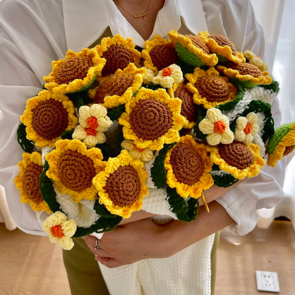 Premium Rose/Sunflower Bouquet Blanket